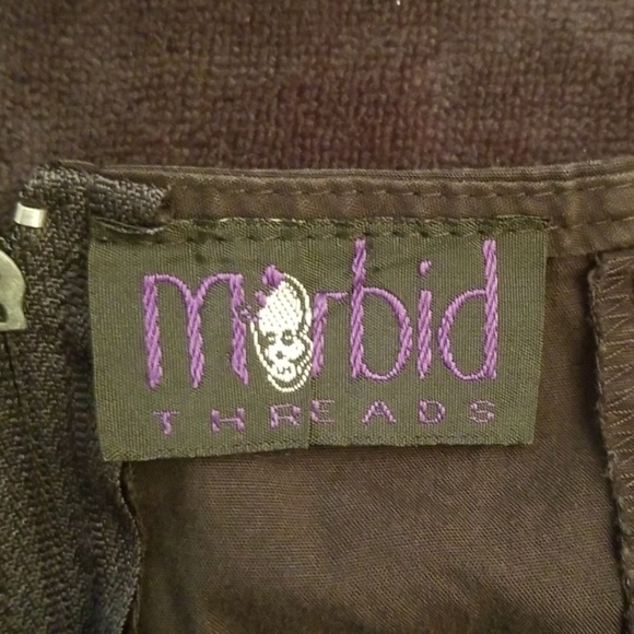 Morbid Black and Red Polka Dot Midi* - Picture 3 of 3